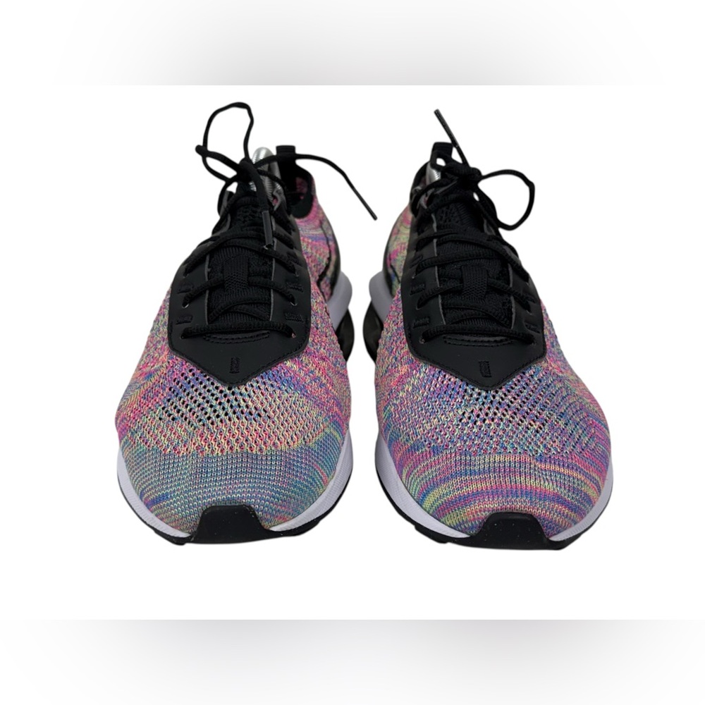 Nike Air Max Flyknit Racer Womens 10 Pink Green Black Sneaker Shoes DM9073 300 - Picture 5 of 13